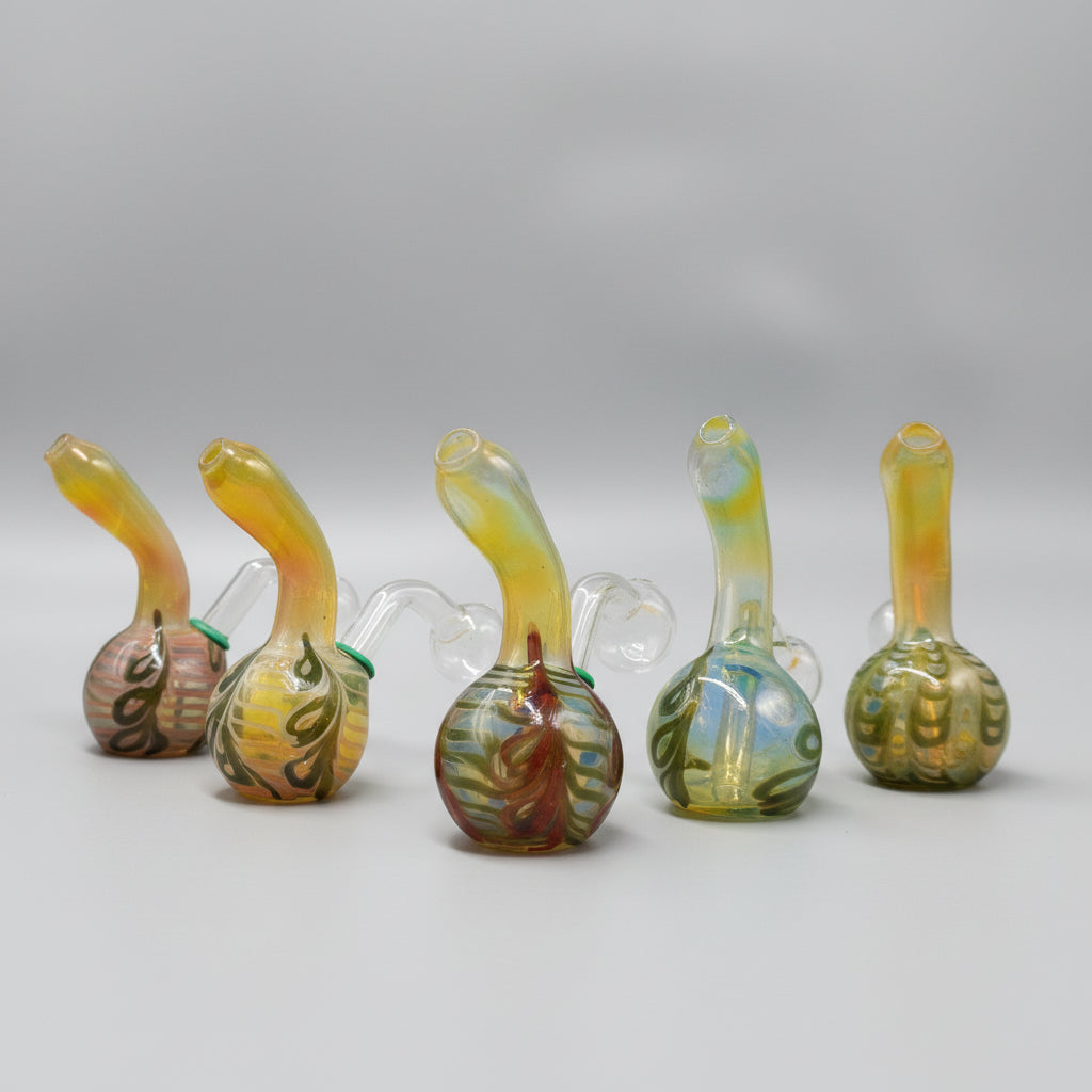 Mini Fumed Glass Bubbler