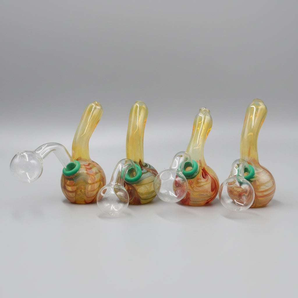 Mini Fumed Glass Bubbler