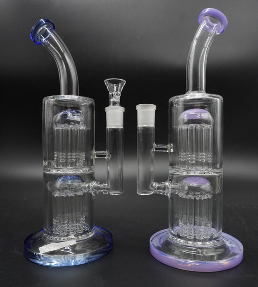 Double Deck Tree Perc Bong