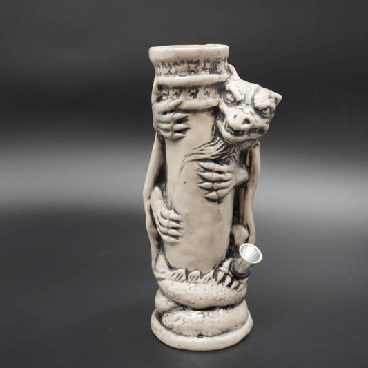 Dragon Scroll Ceramic Bong