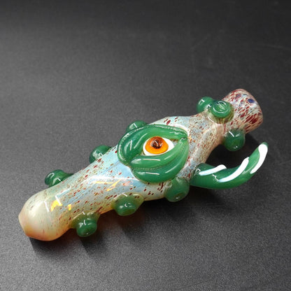 "Dragon's Grasp" Sculpted Eye Chillum