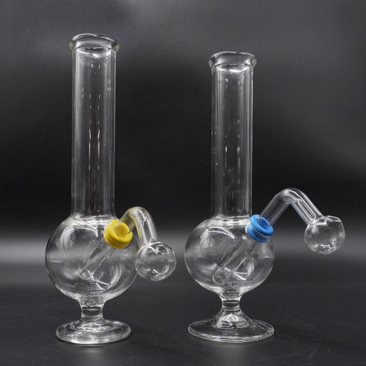Elegant Pedestal Base Glass Oil Burner Pipe