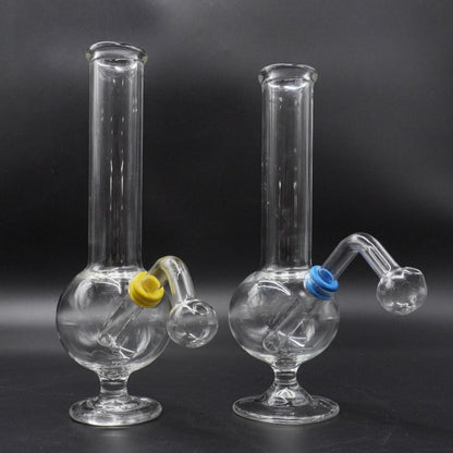 Elegant Pedestal Base Glass Oil Burner Pipe