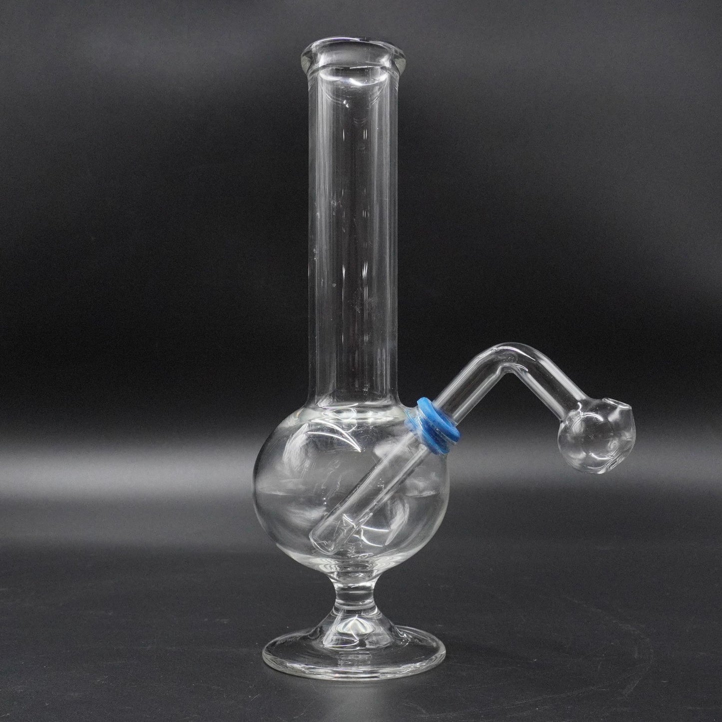 Elegant Pedestal Base Glass Oil Burner Pipe