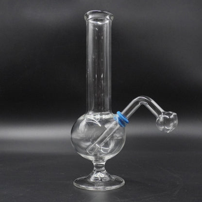 Elegant Pedestal Base Glass Oil Burner Pipe