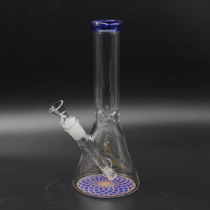 Geometric Beaker Bong Water Pipe
