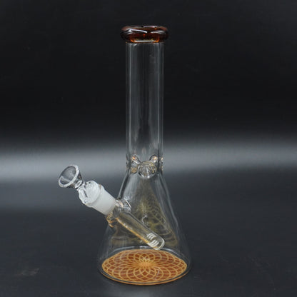 Geometric Beaker Bong Water Pipe