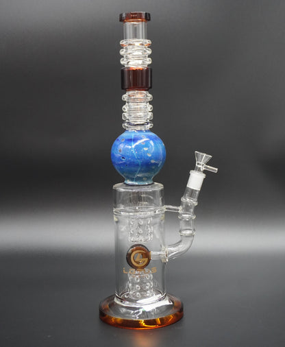 Globe Lotus Glass Bong