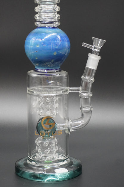 Globe Lotus Glass Bong