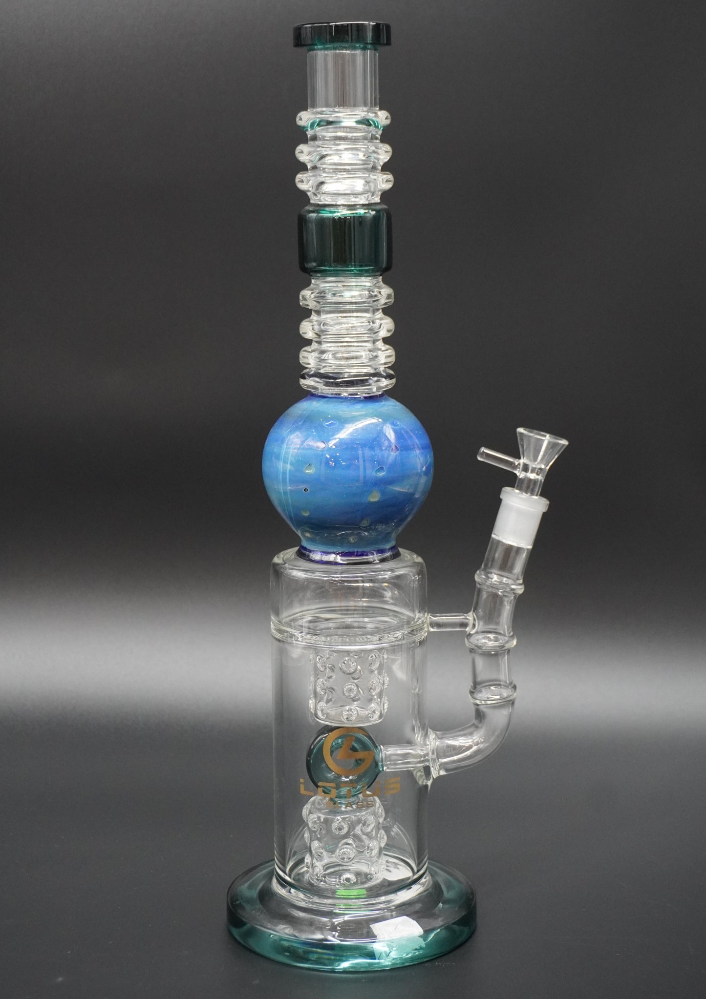 Globe Lotus Glass Bong