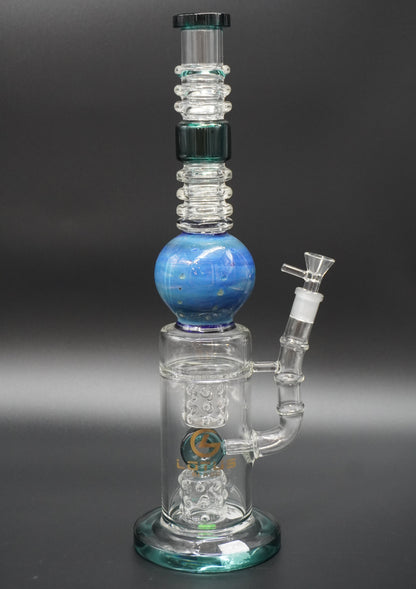 Globe Lotus Glass Bong