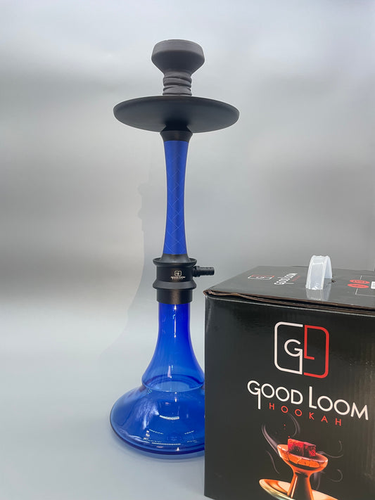 21 inches All Blue Hookah Set