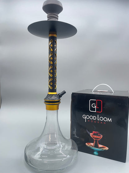 22 inches Clear Base Hookah Set