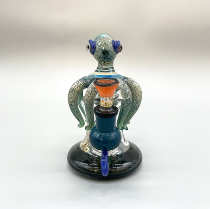 Tataoo Kraken Octopus Glass Water Pipe 6"