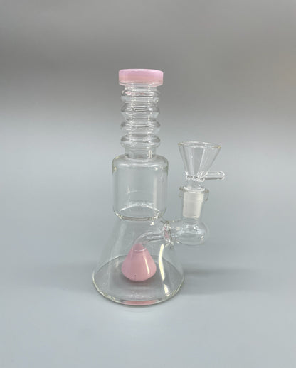 Mini Pink Beaker Bong