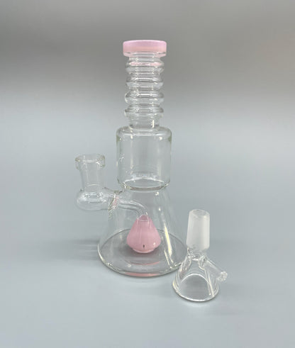 Mini Pink Beaker Bong