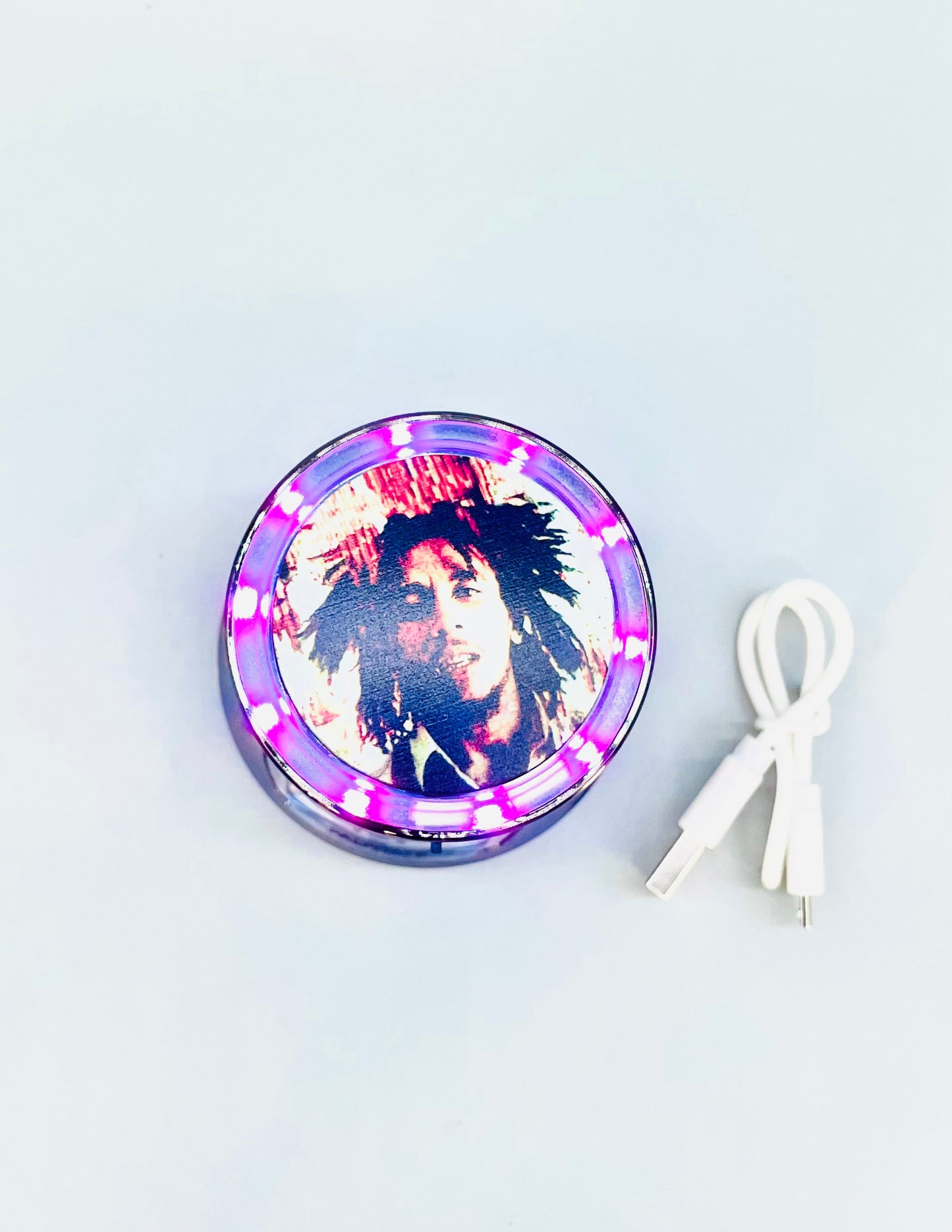 Bob Marley LED 4 Pcs Herb Grinder