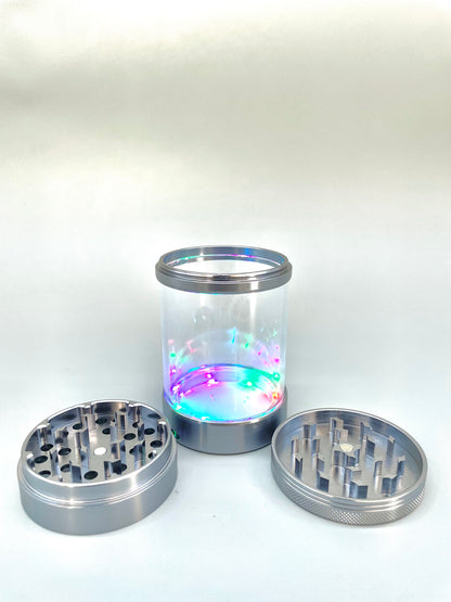 LED Jar Herb Grinder