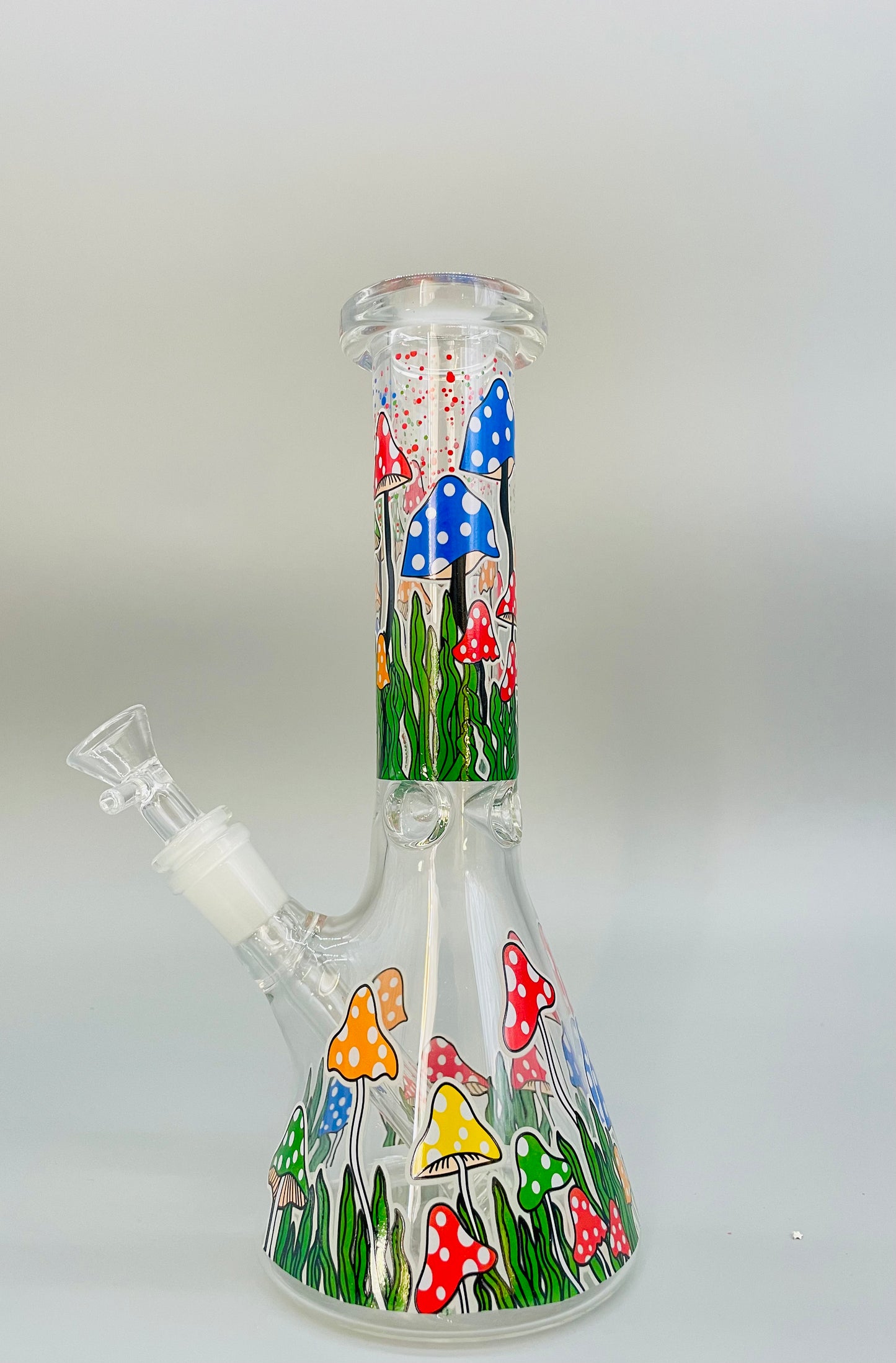 Mushroom Beaker Bong 12"