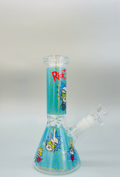 Rick and Morty Bong 10"