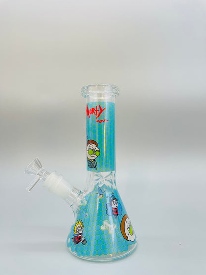 Rick and Morty Bong 10"