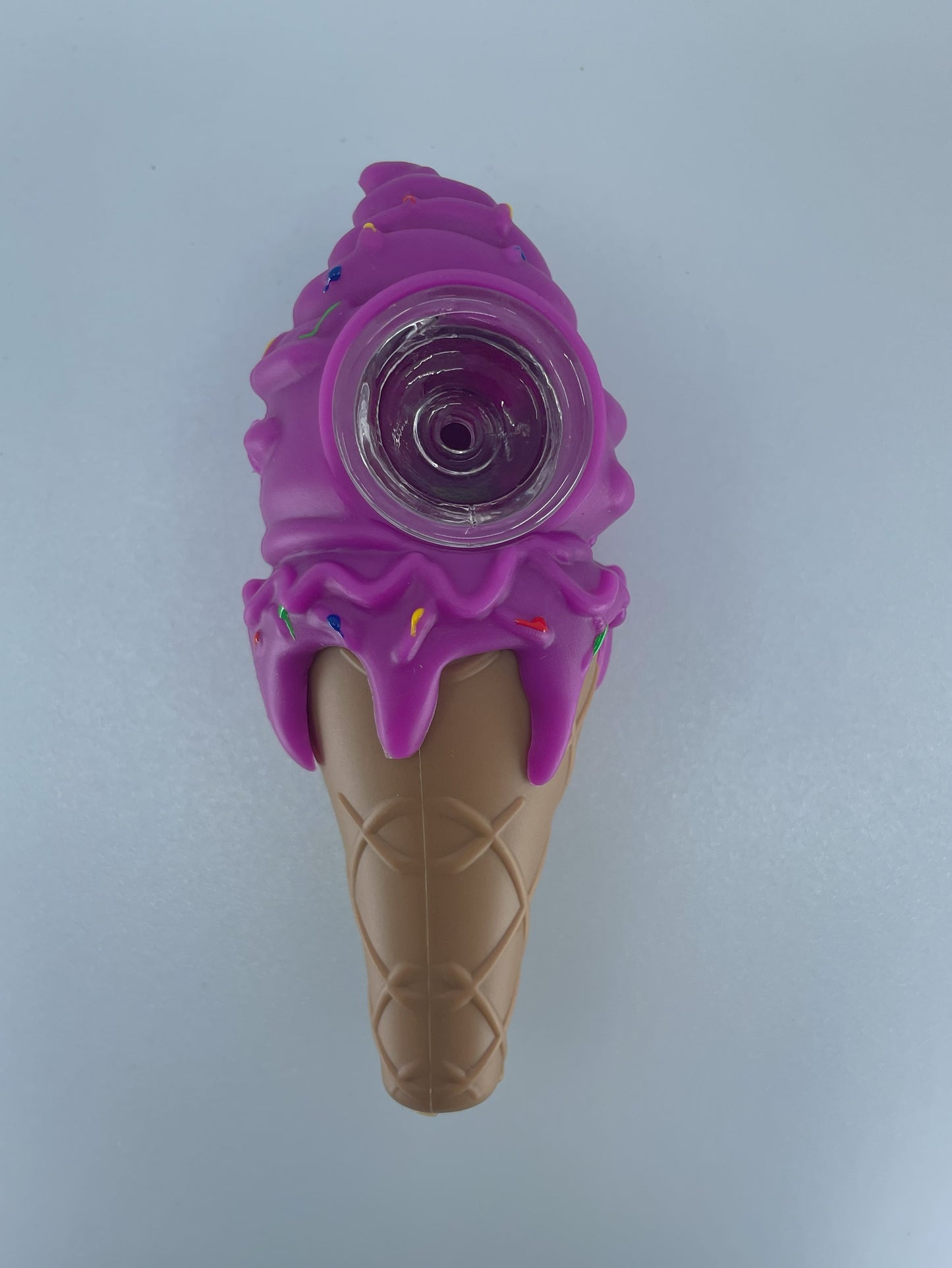 Ice Cream Silicon Hand Pipe