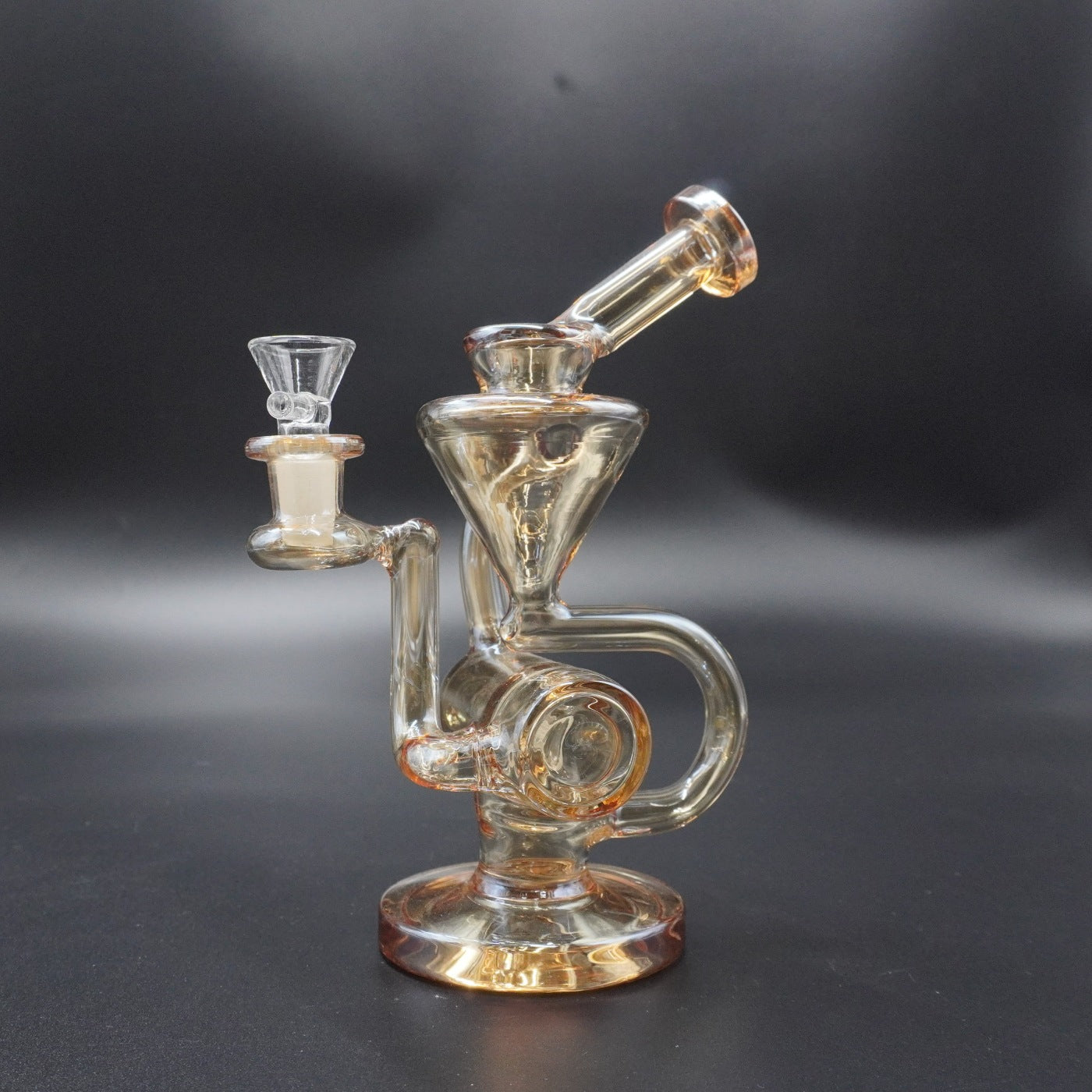 Iridescent Cyclone Recycler Dab Rig