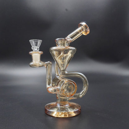 Iridescent Cyclone Recycler Dab Rig