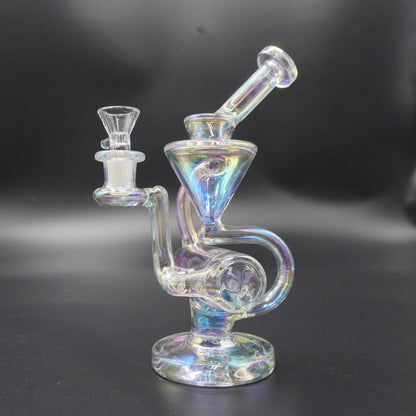 Iridescent Cyclone Recycler Dab Rig