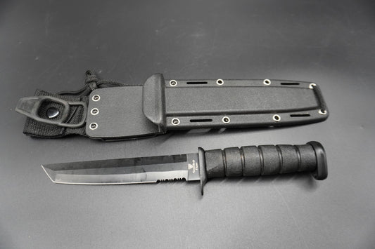 KA-BAR Black Fighting Knife with Sheath