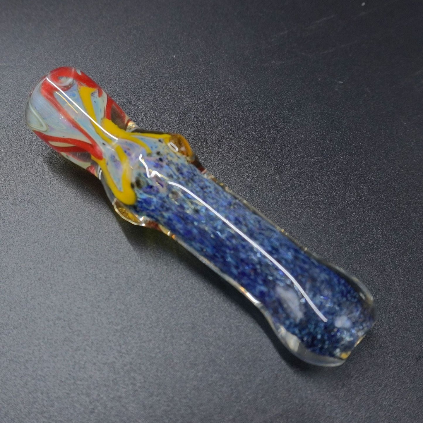 "Kraken's Grasp" Sculpted Glass Taster Chillum