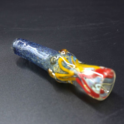 "Kraken's Grasp" Sculpted Glass Taster Chillum