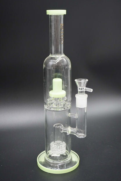 Lotus Double Perc Bong 12 inches