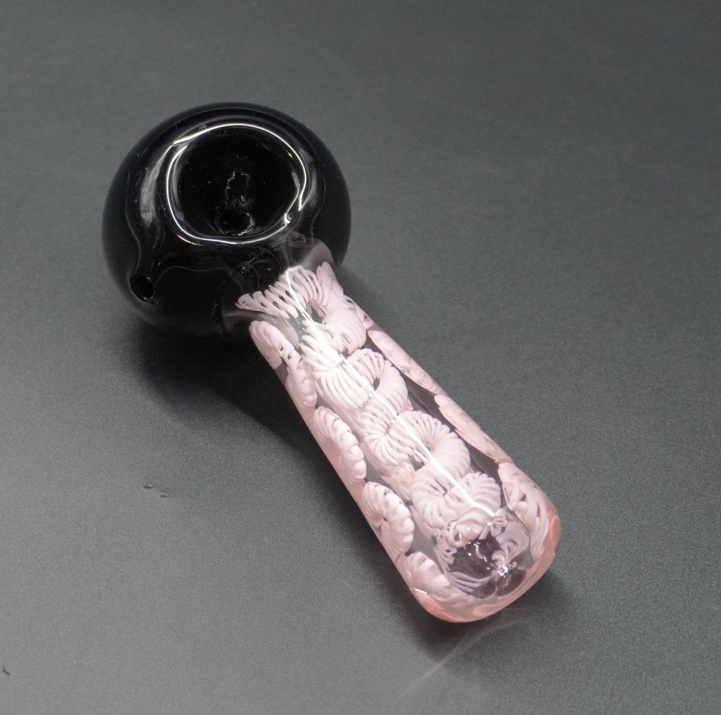 Midnight Rose Glass Hand Pipe