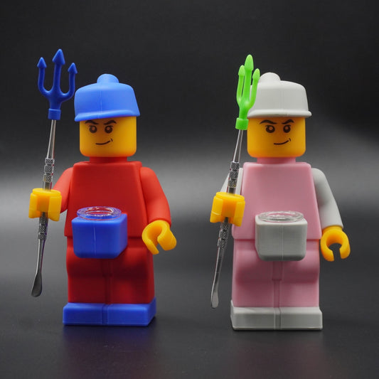 Minifigure Devil Silicone Water Pipe