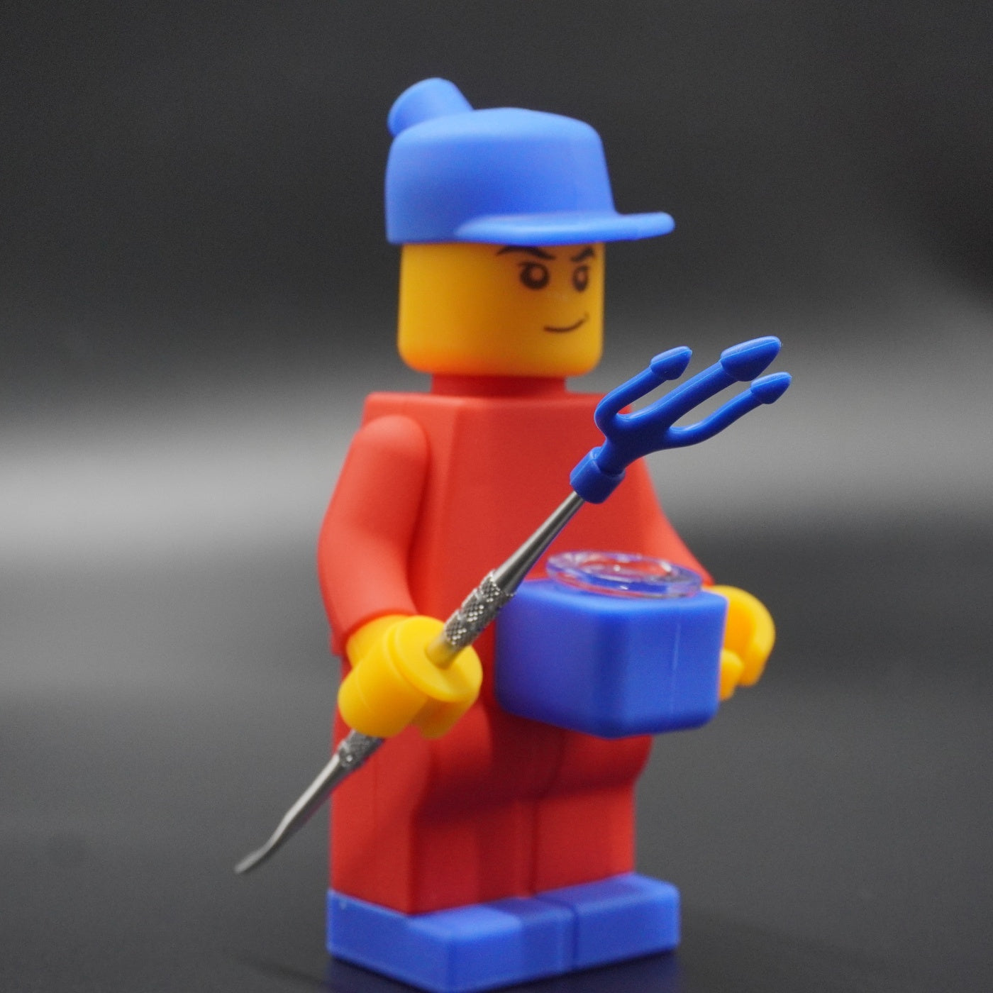 Minifigure Devil Silicone Water Pipe