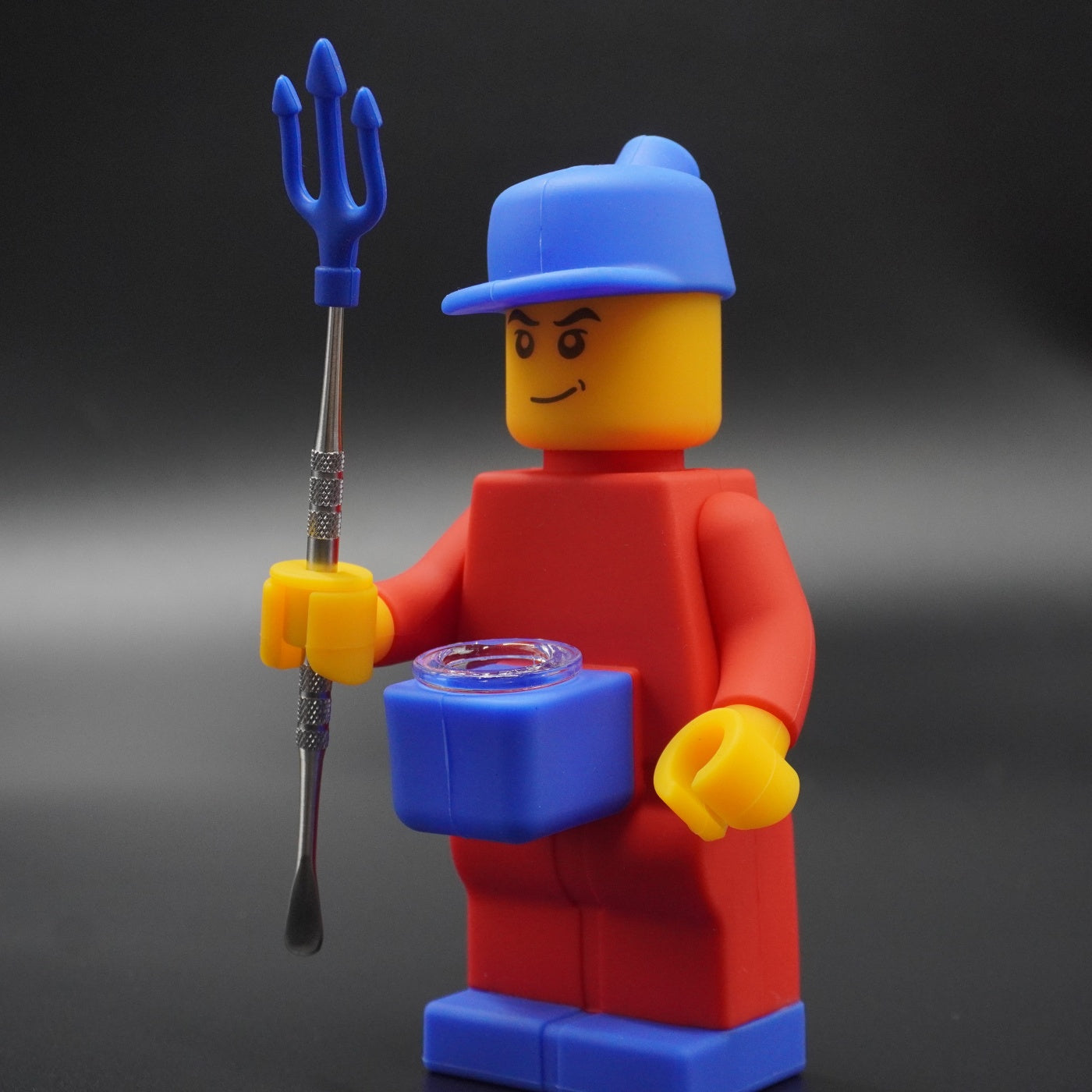 Minifigure Devil Silicone Water Pipe