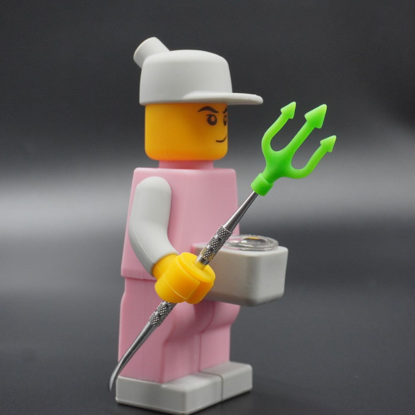 Minifigure Devil Silicone Water Pipe