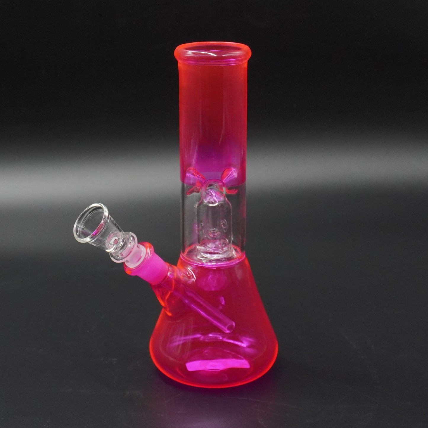 Neon Glow Perc Beakers 8-Inch