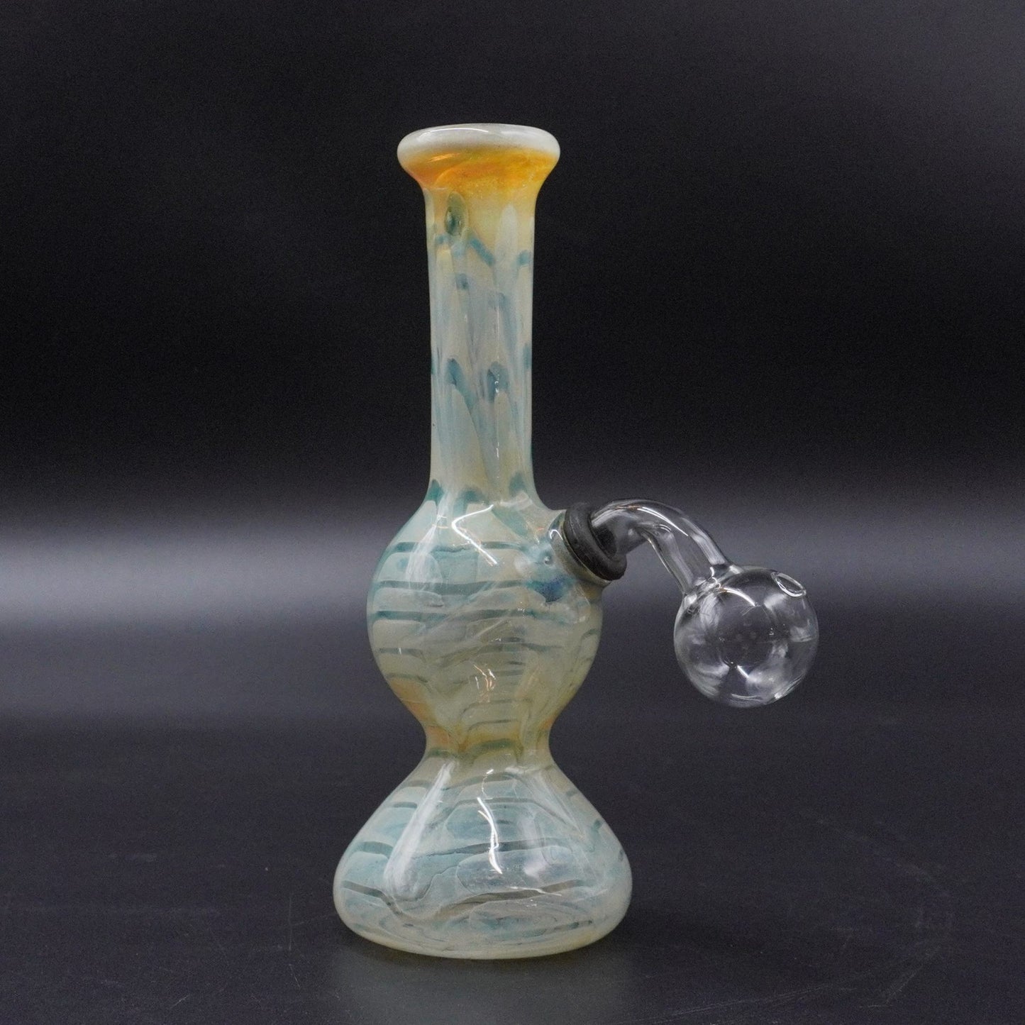 "Ocean Mist" Fumed Glass Oil Burner