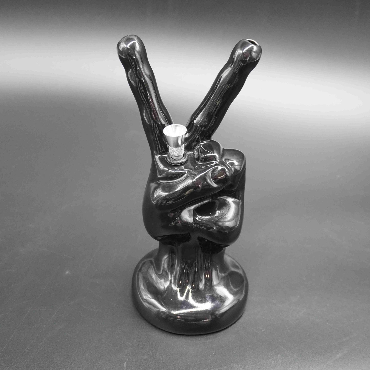 Peace Sign Ceramic Bong