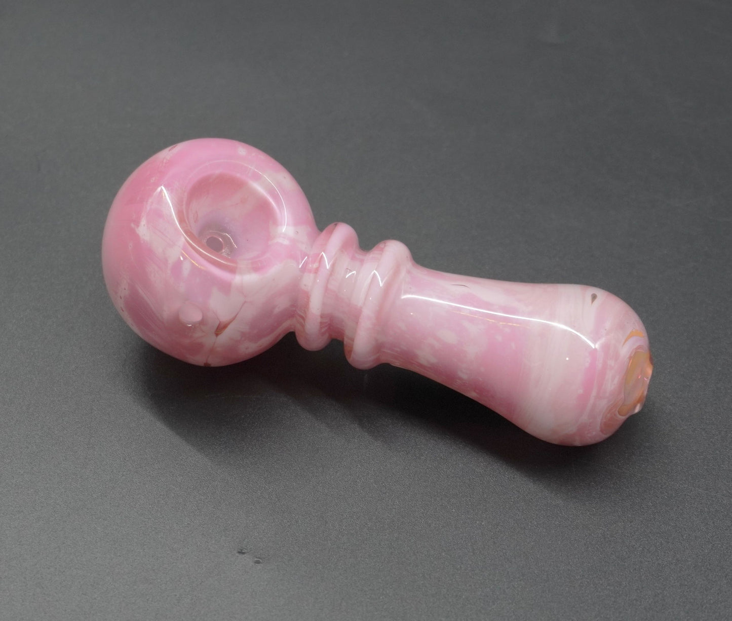 Pink Marble Style Glass Hand Pipe