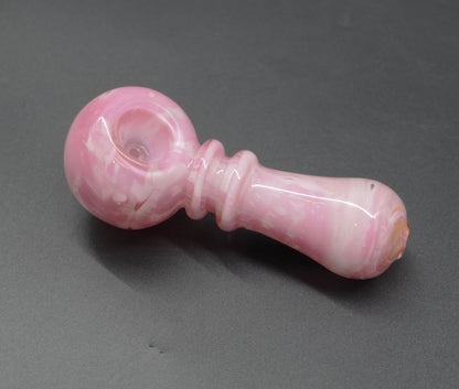 Pink Marble Style Glass Hand Pipe