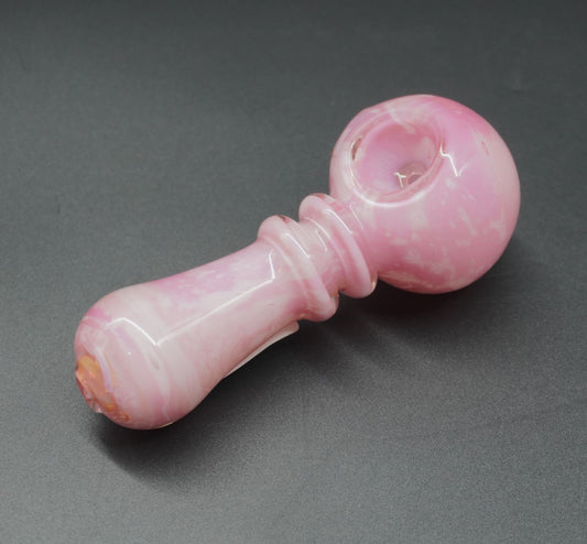 Pink Marble Style Glass Hand Pipe