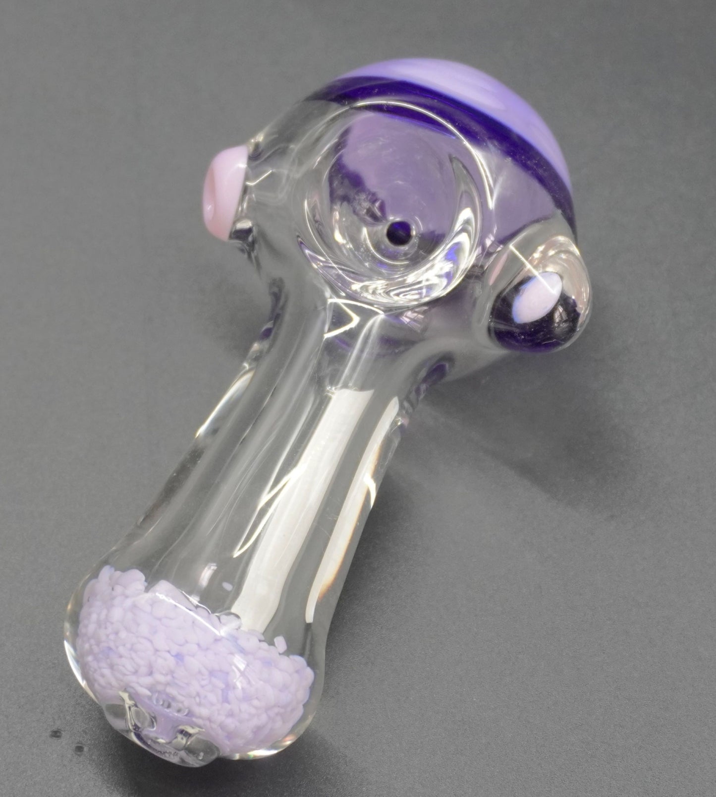 Purple Pebble Glass Pipe