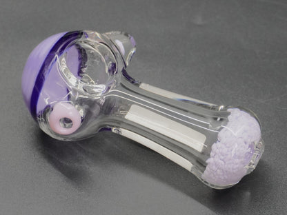 Purple Pebble Glass Pipe