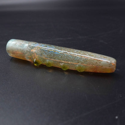 "Reptilian" Fumed Glass Taster with Spiked Grip One hitter