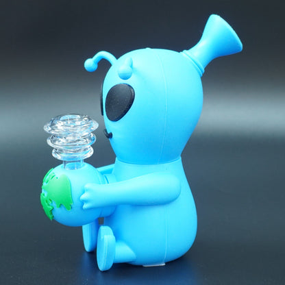 Alien Silicone Water Pipe