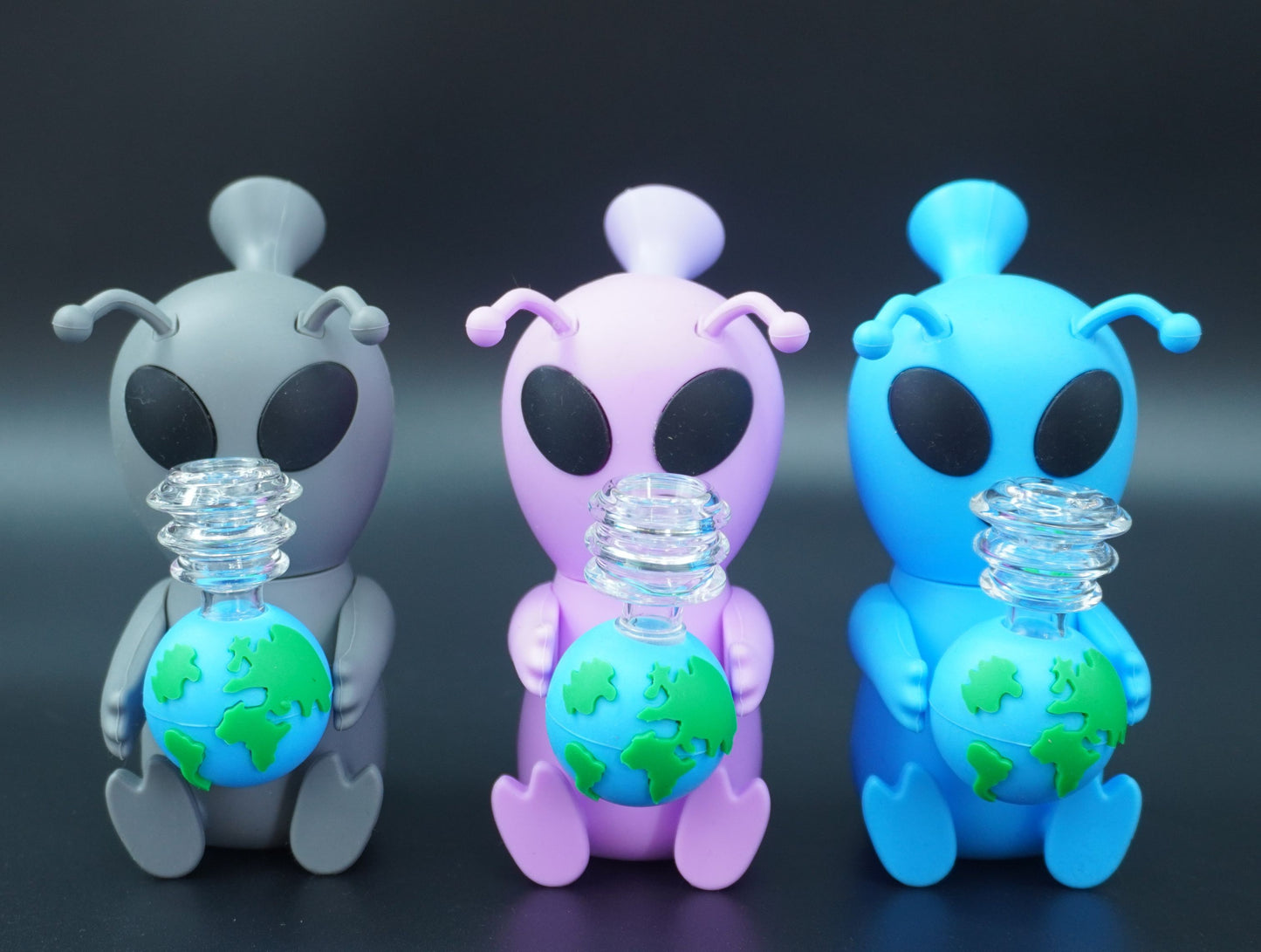 Alien Silicone Water Pipe