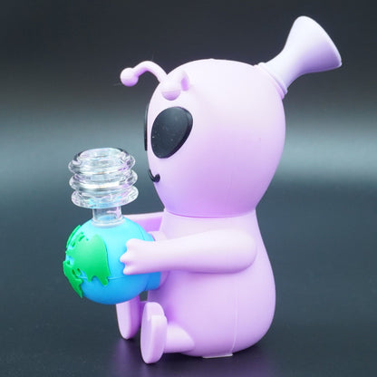 Alien Silicone Water Pipe